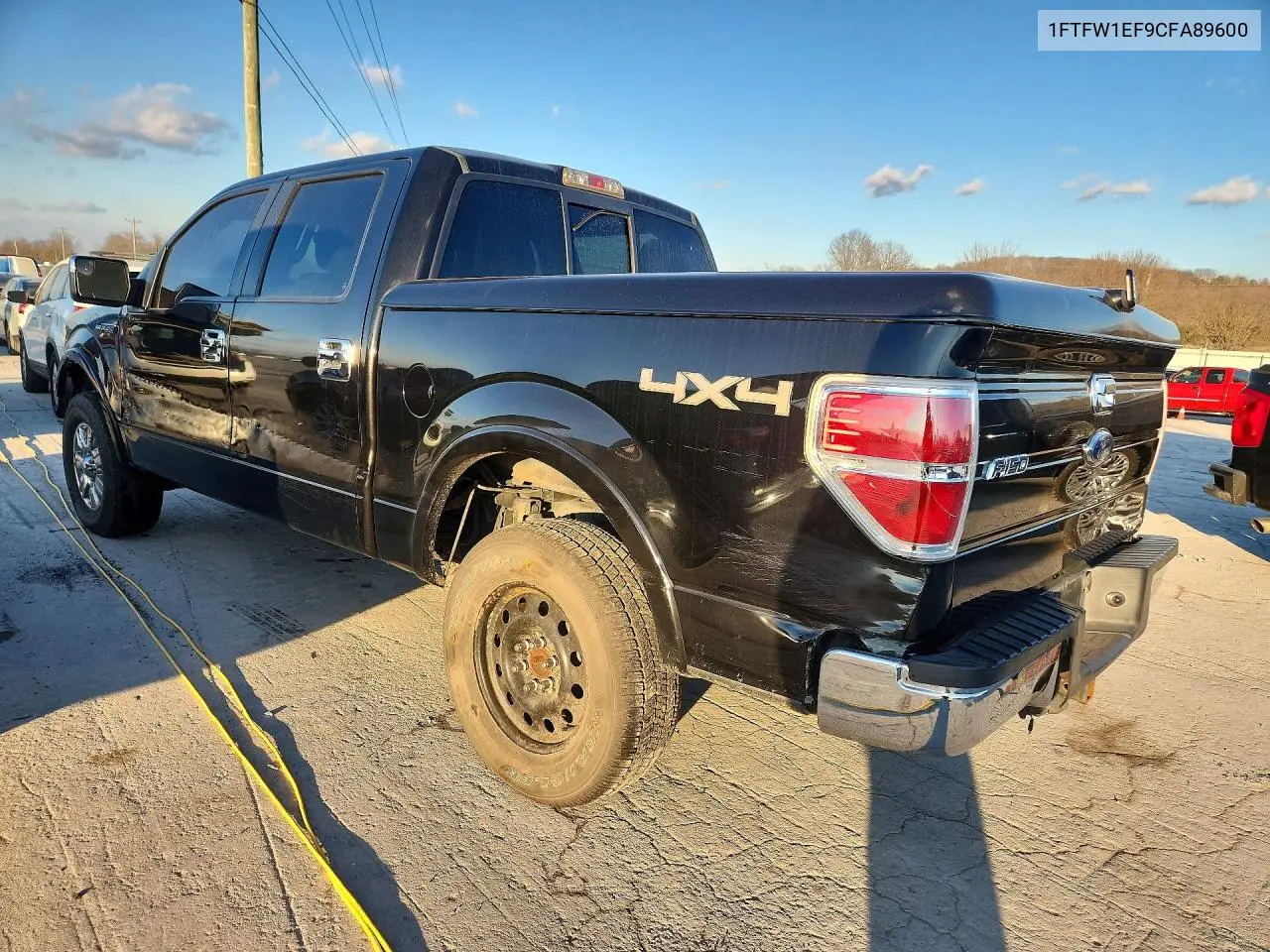 1FTFW1EF9CFA89600 2012 Ford F150 Supercrew