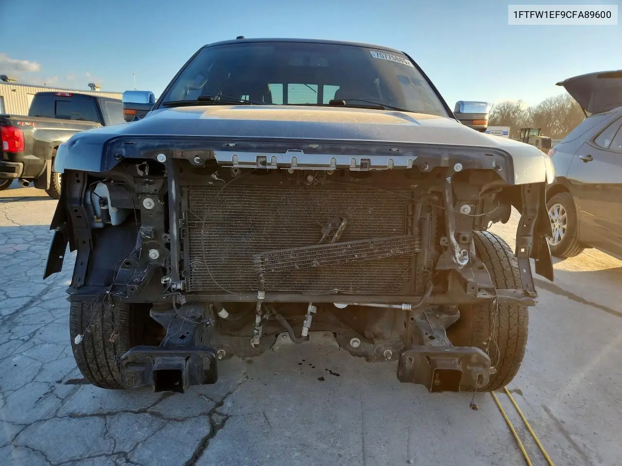 1FTFW1EF9CFA89600 2012 Ford F150 Supercrew