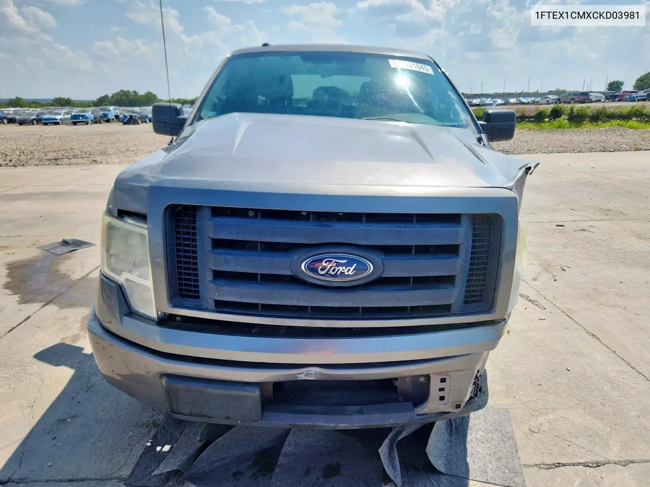 1FTEX1CMXCKD03981 2012 Ford F150 Super Cab