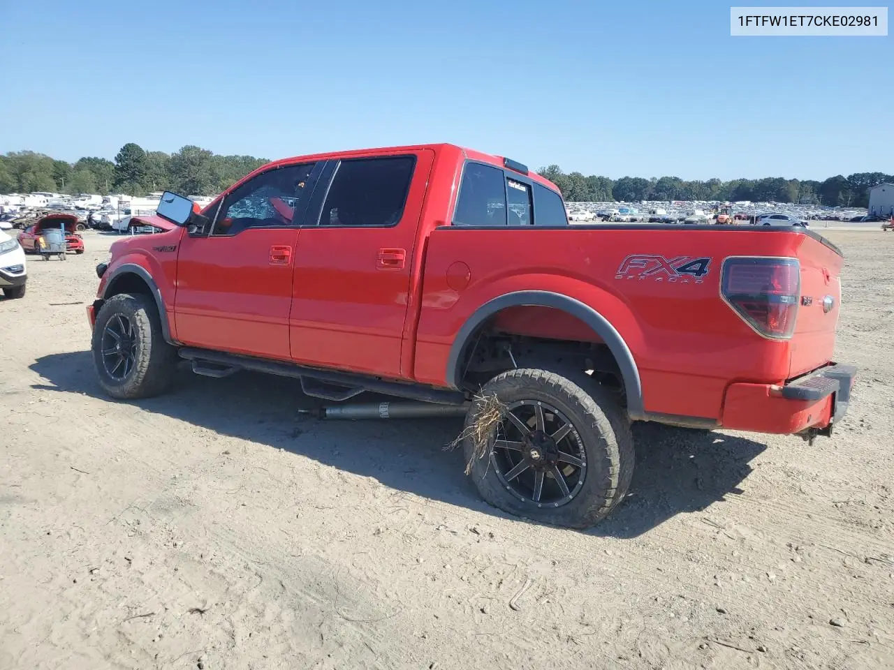 1FTFW1ET7CKE02981 2012 Ford F150 Supercrew