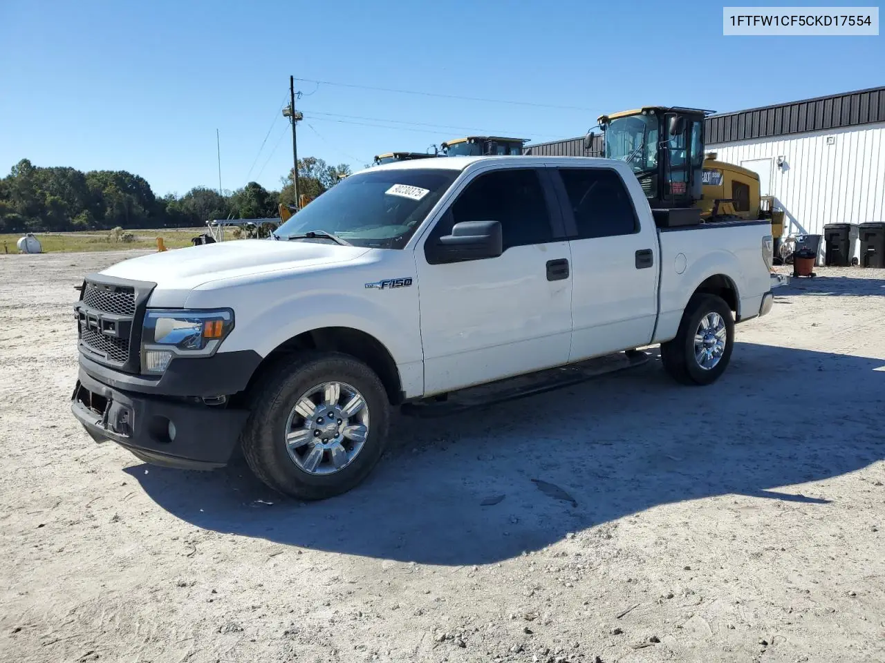 1FTFW1CF5CKD17554 2012 Ford F150 Supercrew