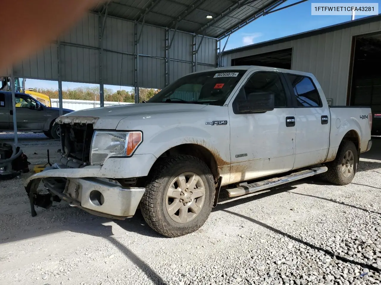 1FTFW1ET1CFA43281 2012 Ford F150 Supercrew