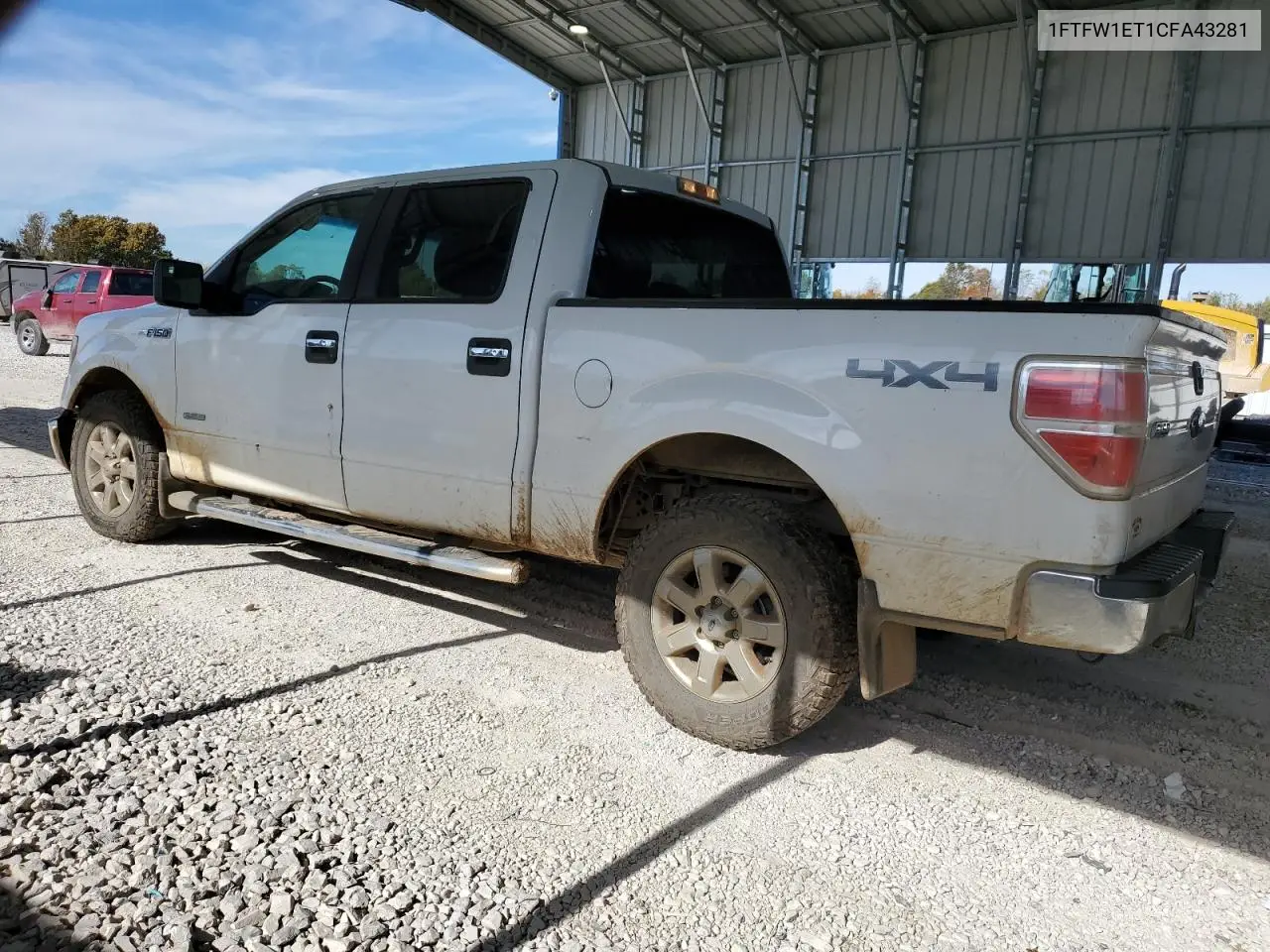 1FTFW1ET1CFA43281 2012 Ford F150 Supercrew