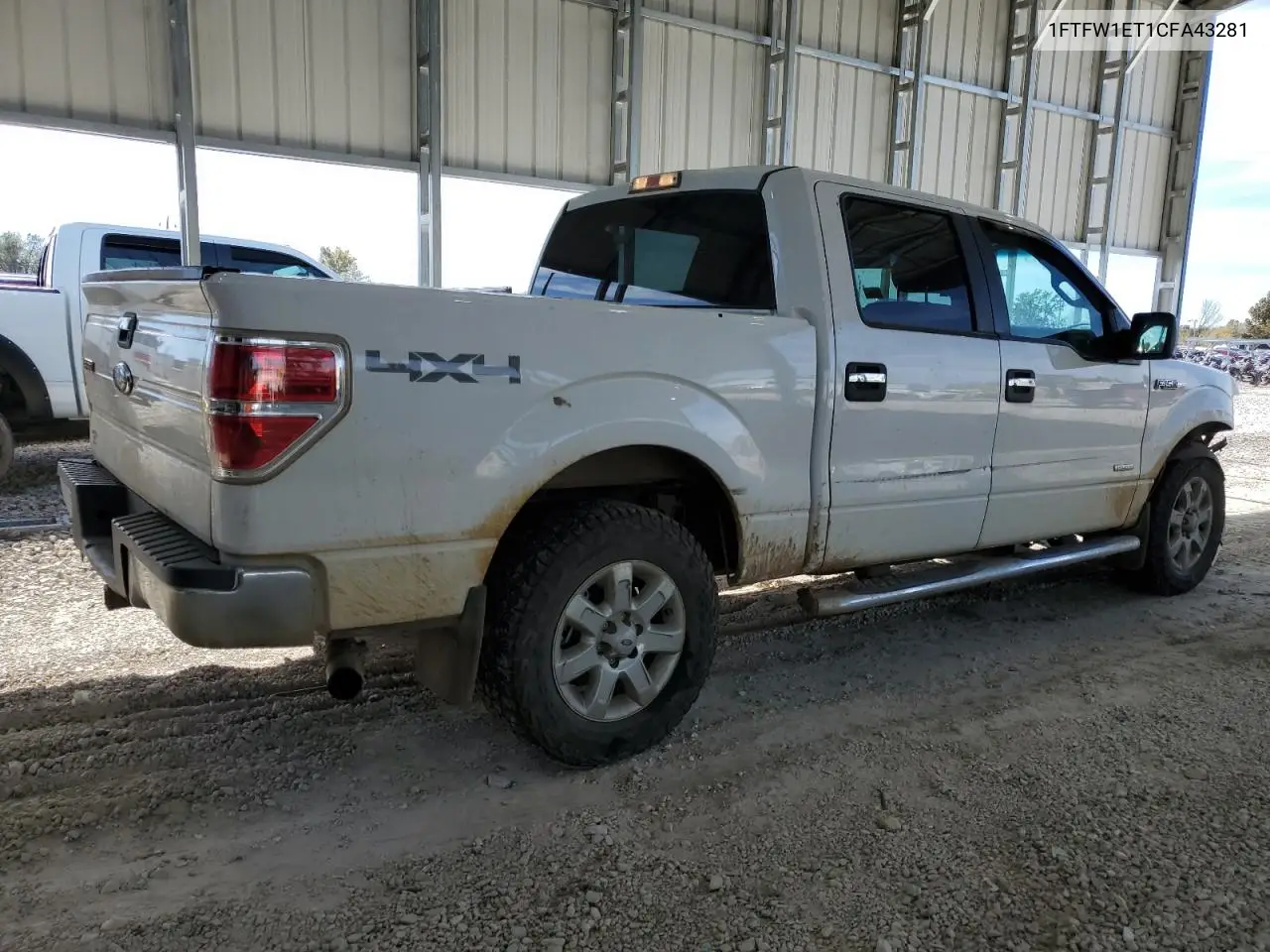 1FTFW1ET1CFA43281 2012 Ford F150 Supercrew