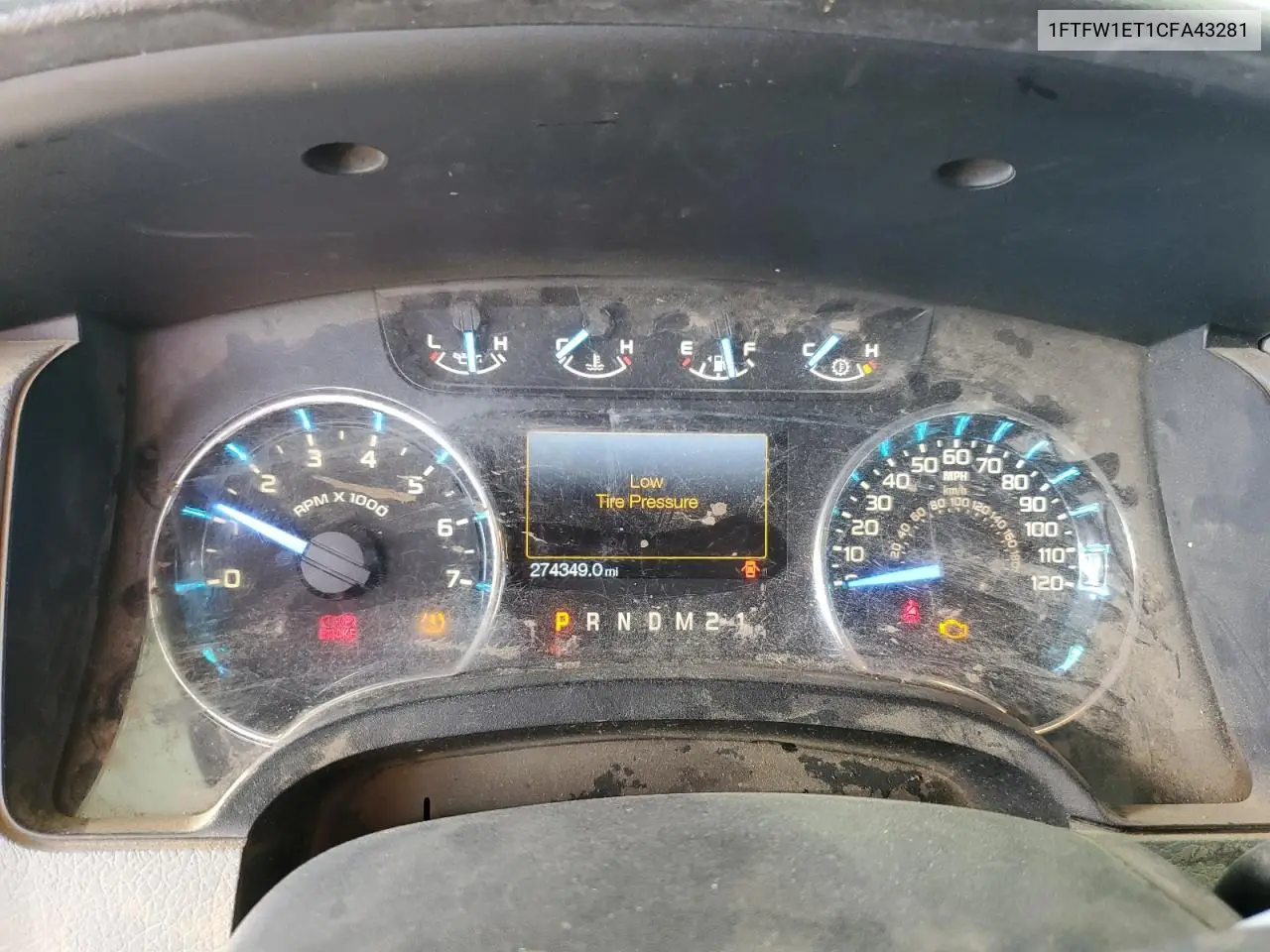 1FTFW1ET1CFA43281 2012 Ford F150 Supercrew