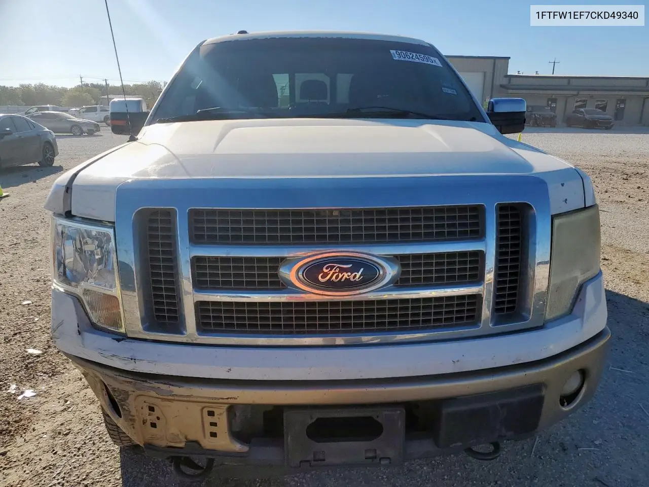 1FTFW1EF7CKD49340 2012 Ford F150 Supercrew