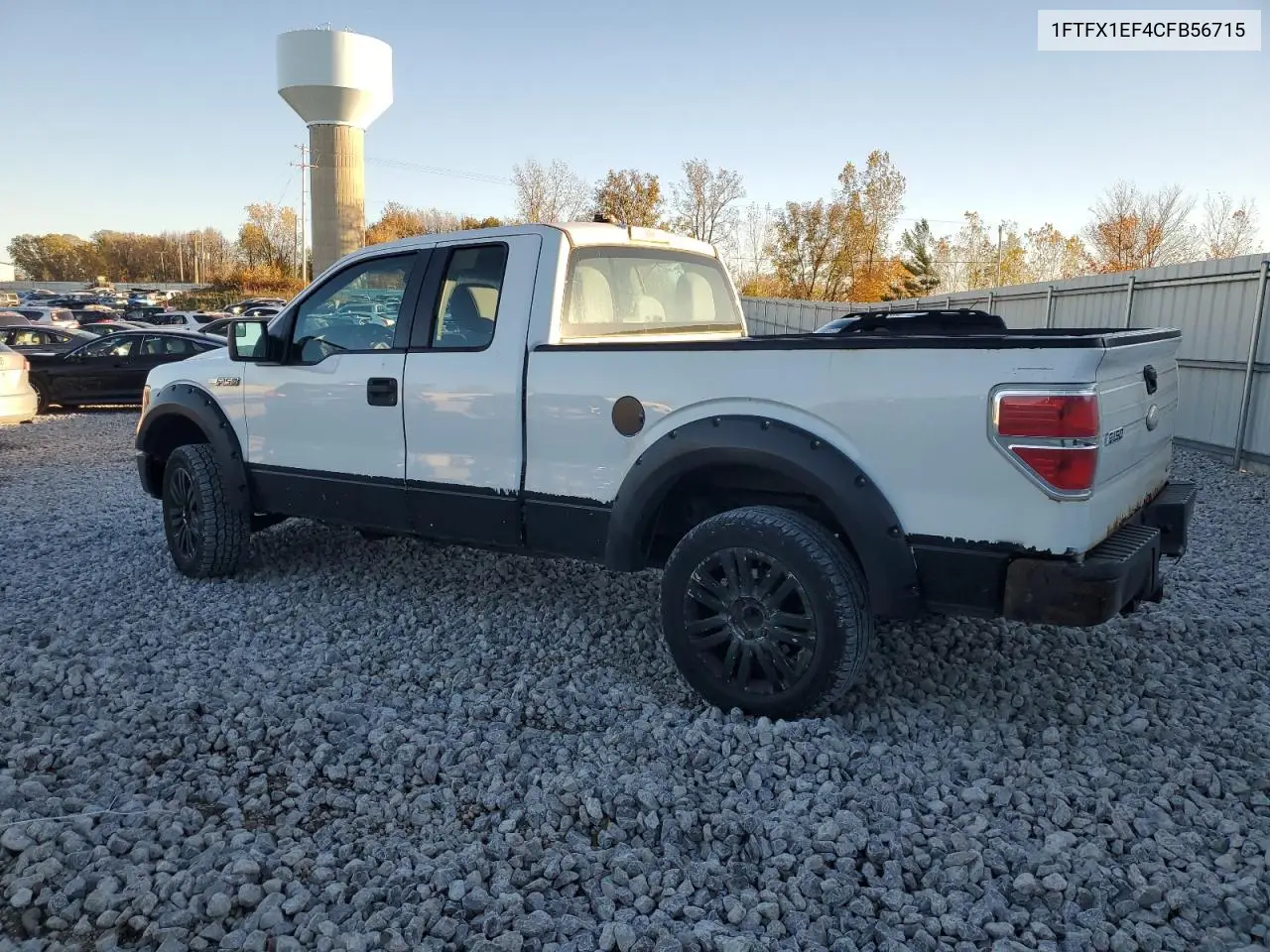 1FTFX1EF4CFB56715 2012 Ford F150 Super Cab