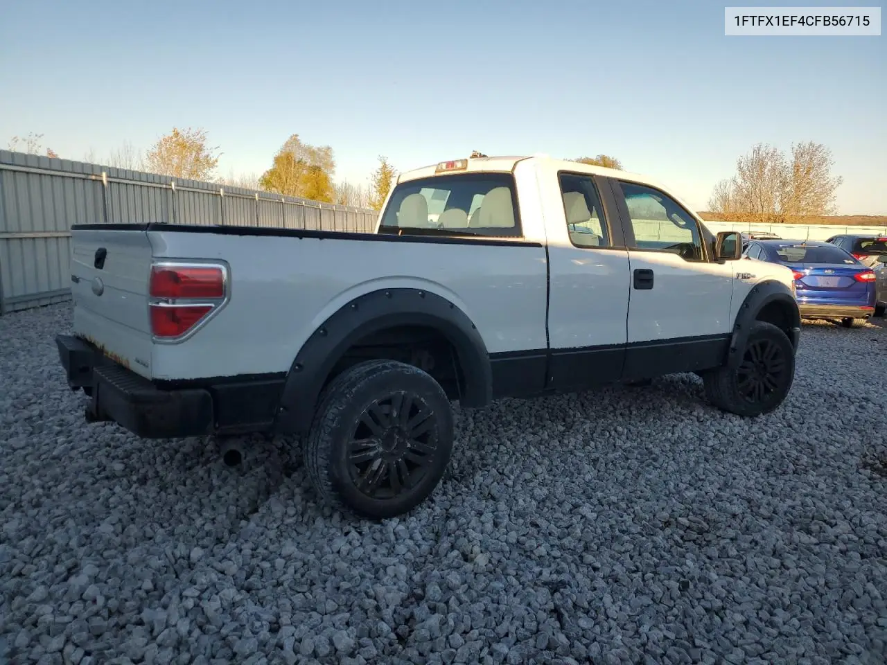 1FTFX1EF4CFB56715 2012 Ford F150 Super Cab