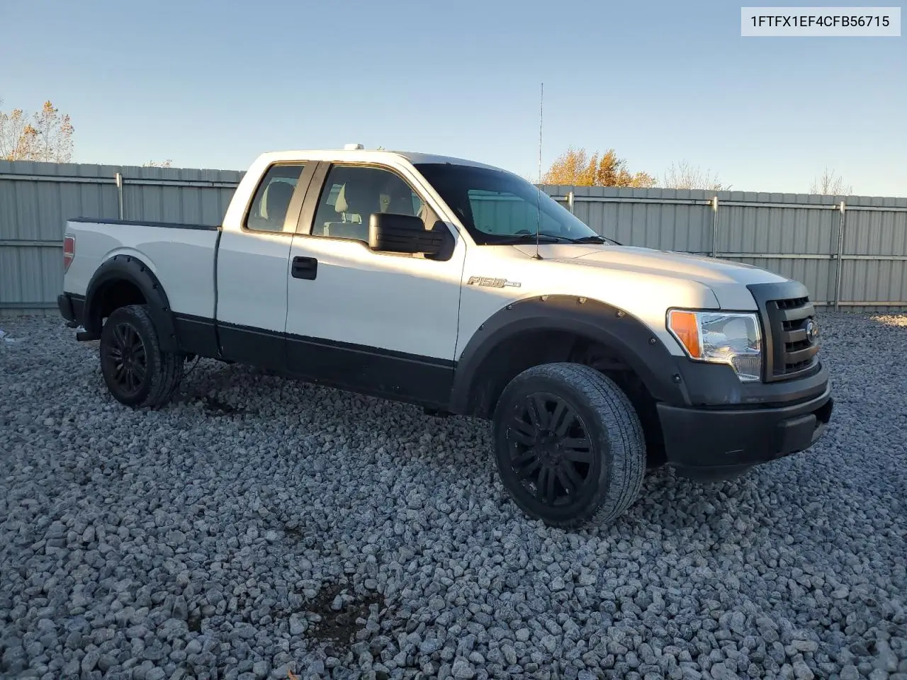 1FTFX1EF4CFB56715 2012 Ford F150 Super Cab