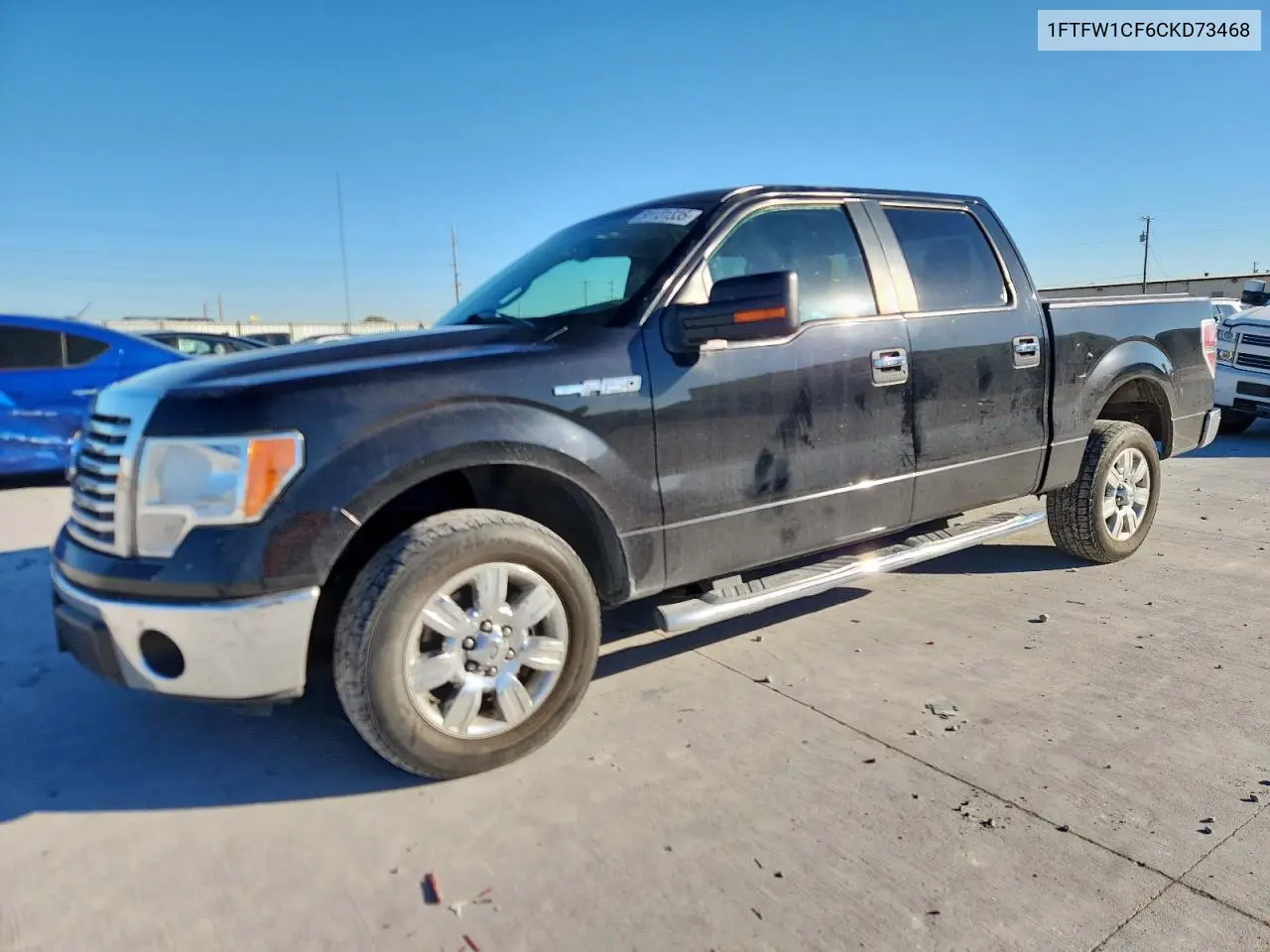 1FTFW1CF6CKD73468 2012 Ford F150 Supercrew