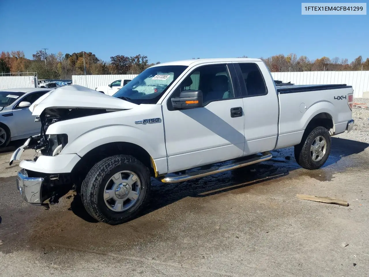 1FTEX1EM4CFB41299 2012 Ford F150 Super Cab