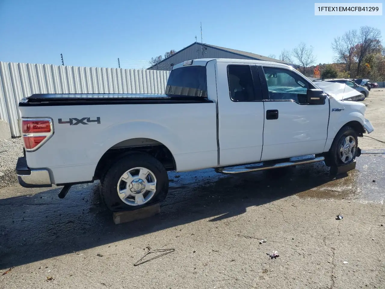 1FTEX1EM4CFB41299 2012 Ford F150 Super Cab