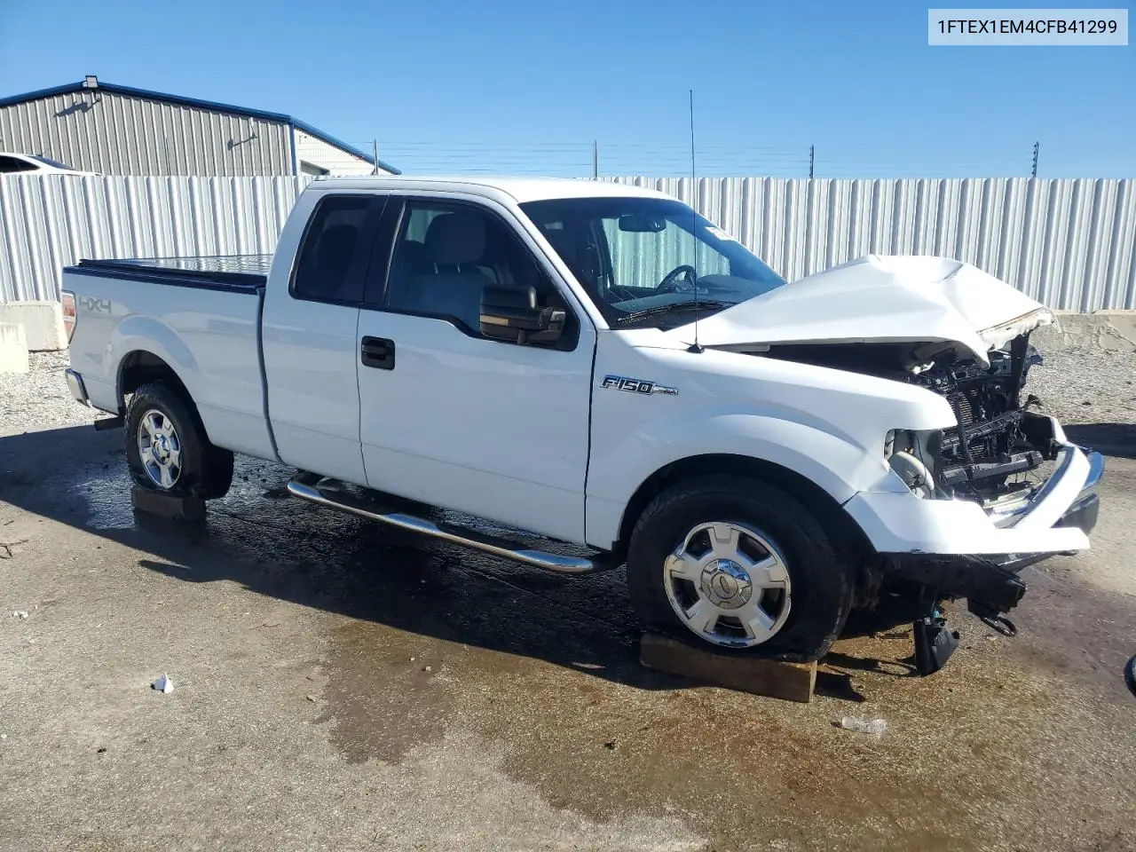 1FTEX1EM4CFB41299 2012 Ford F150 Super Cab