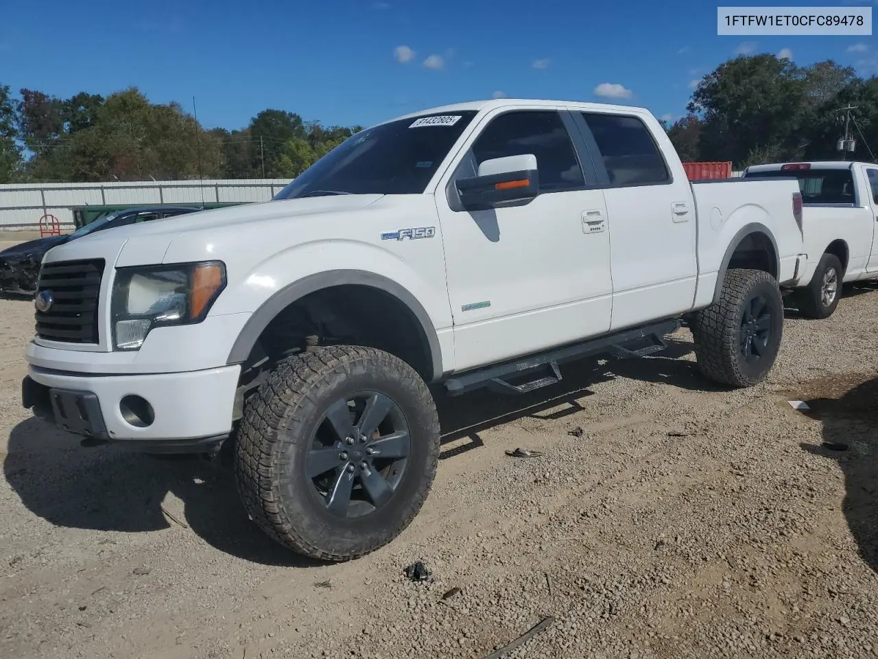 1FTFW1ET0CFC89478 2012 Ford F150 Supercrew