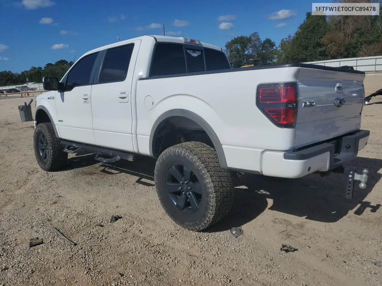 1FTFW1ET0CFC89478 2012 Ford F150 Supercrew