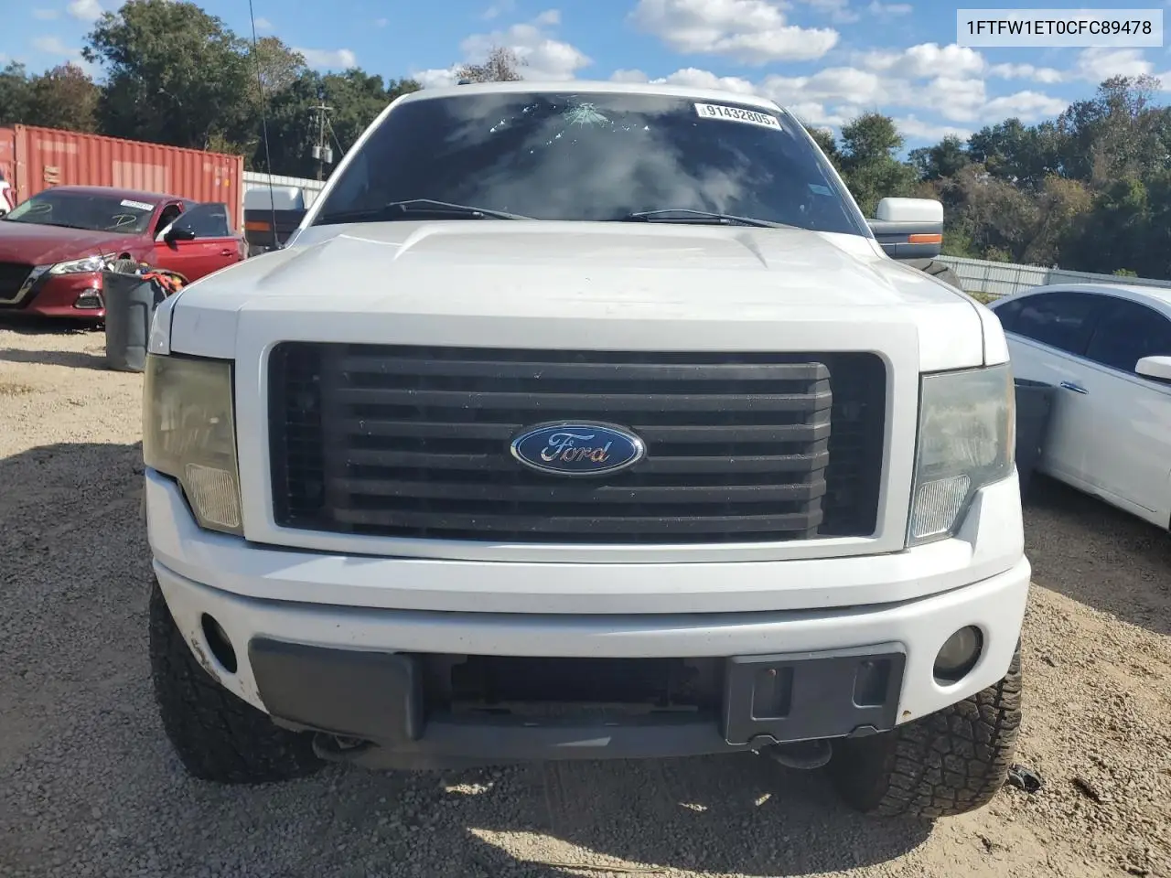 1FTFW1ET0CFC89478 2012 Ford F150 Supercrew