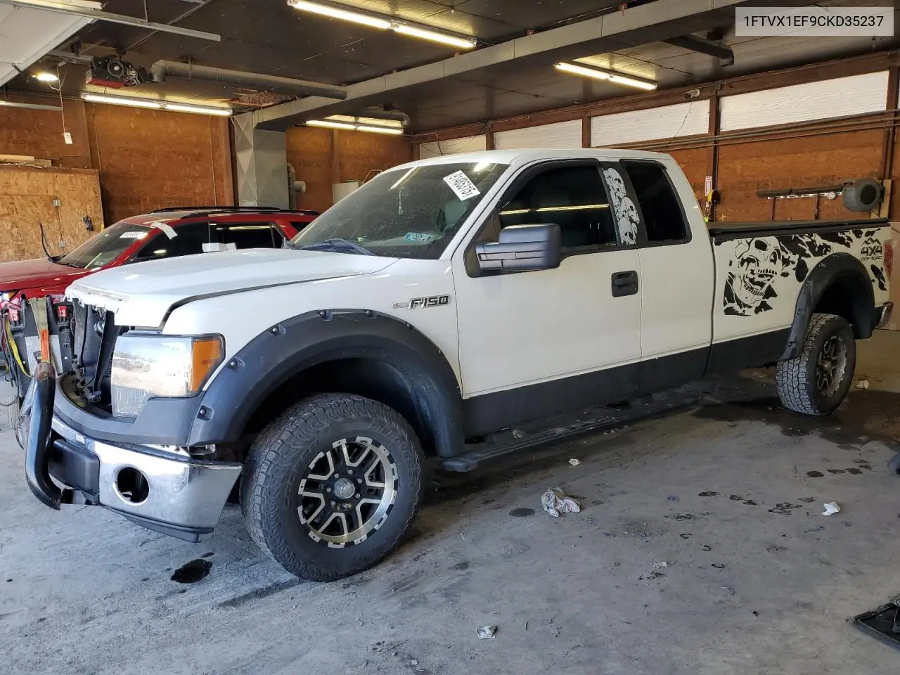 1FTVX1EF9CKD35237 2012 Ford F150 Super Cab