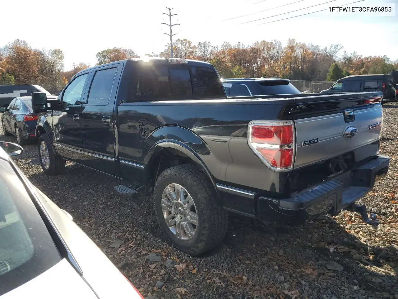 1FTFW1ET3CFA96855 2012 Ford F150 Supercrew
