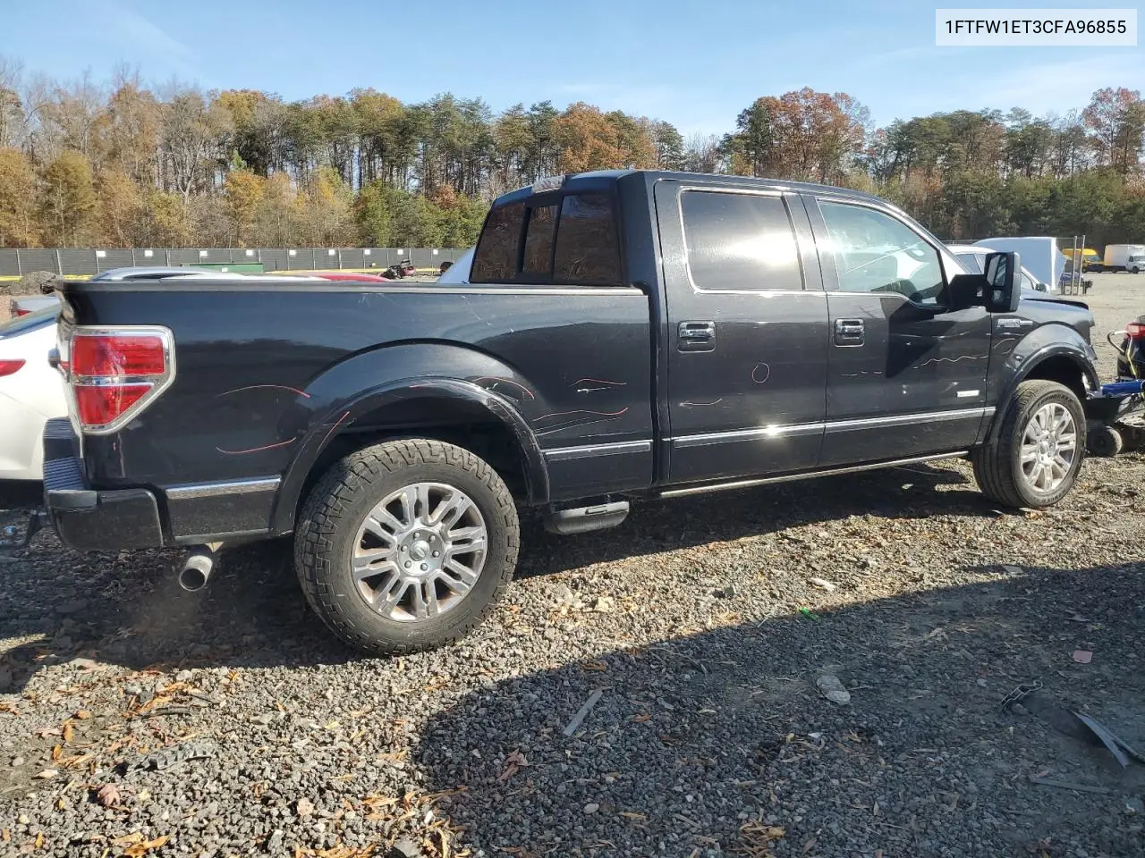 1FTFW1ET3CFA96855 2012 Ford F150 Supercrew
