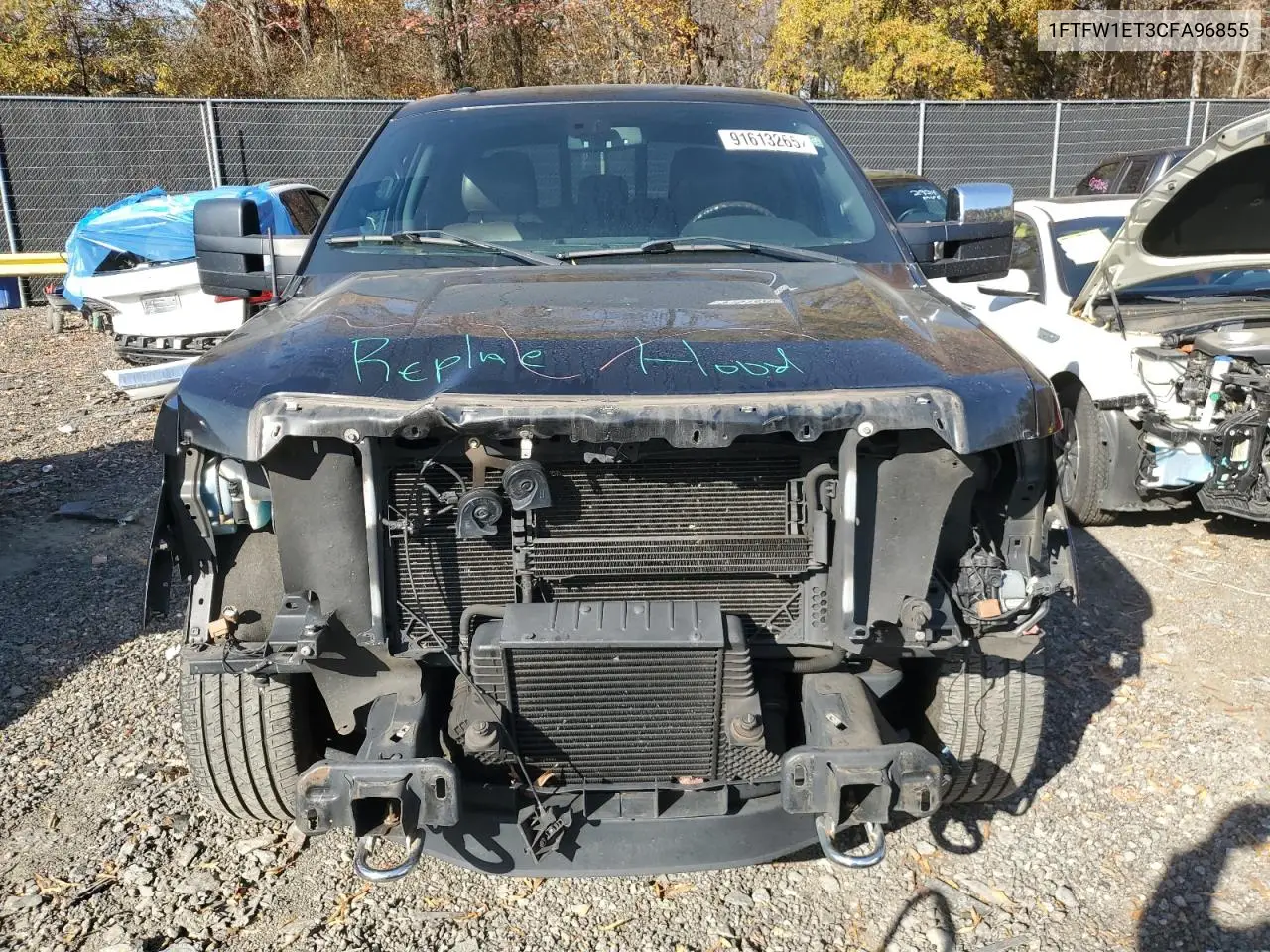 1FTFW1ET3CFA96855 2012 Ford F150 Supercrew