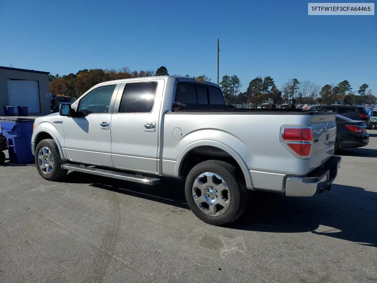 1FTFW1EF3CFA64465 2012 Ford F150 Supercrew
