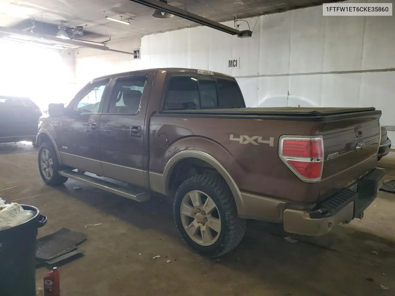 1FTFW1ET6CKE35860 2012 Ford F150 Supercrew