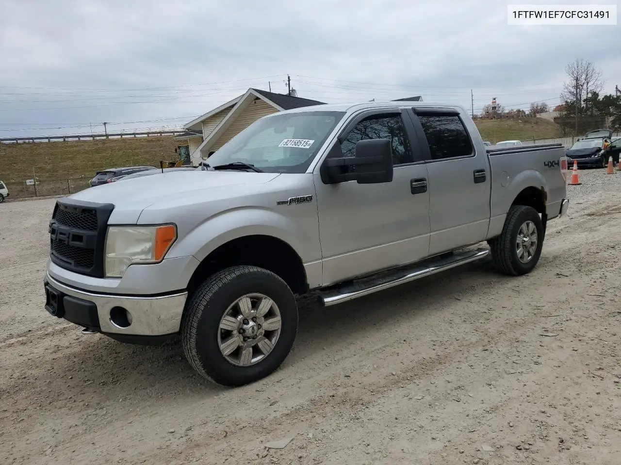 1FTFW1EF7CFC31491 2012 Ford F150 Supercrew