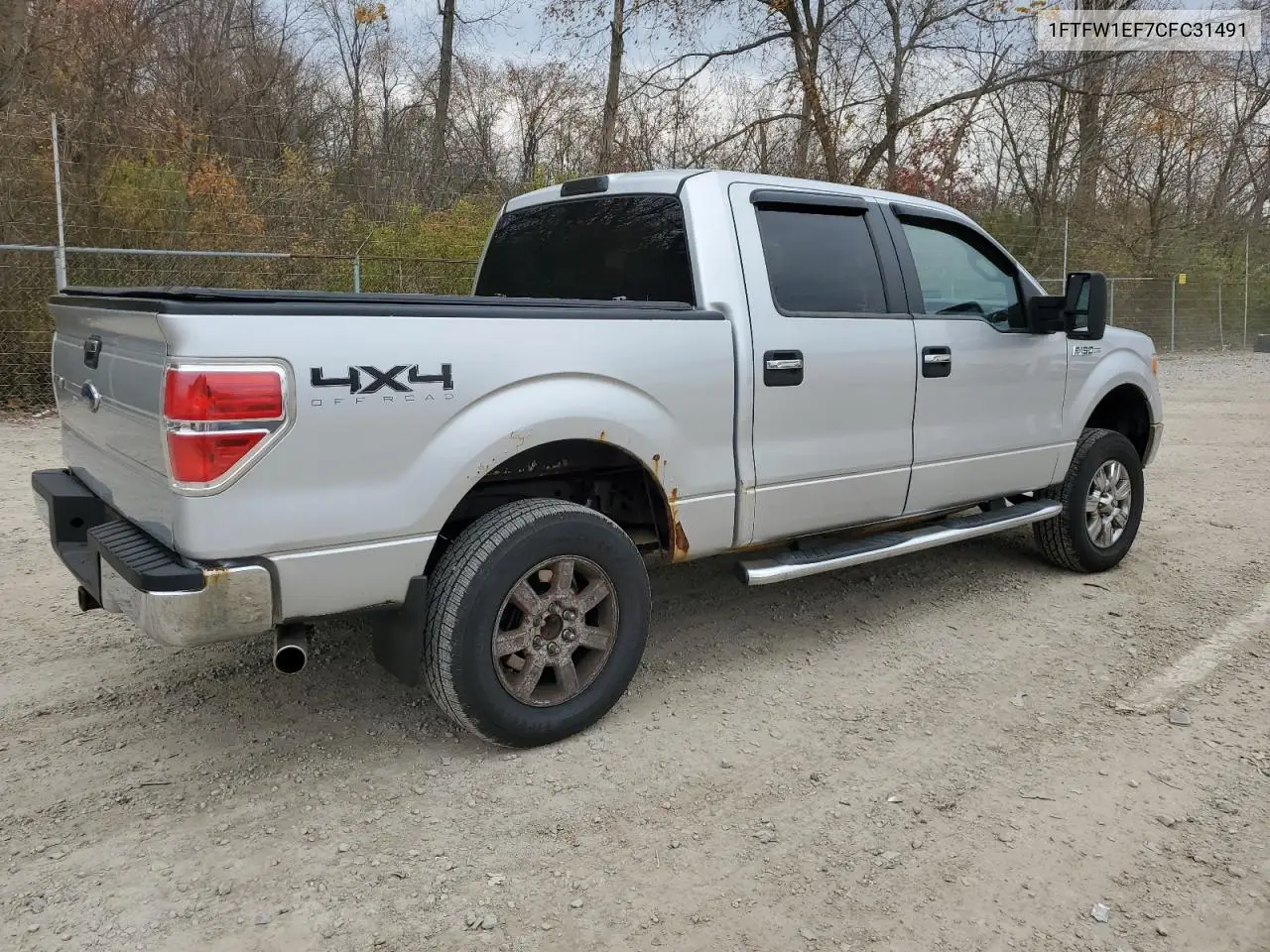 1FTFW1EF7CFC31491 2012 Ford F150 Supercrew