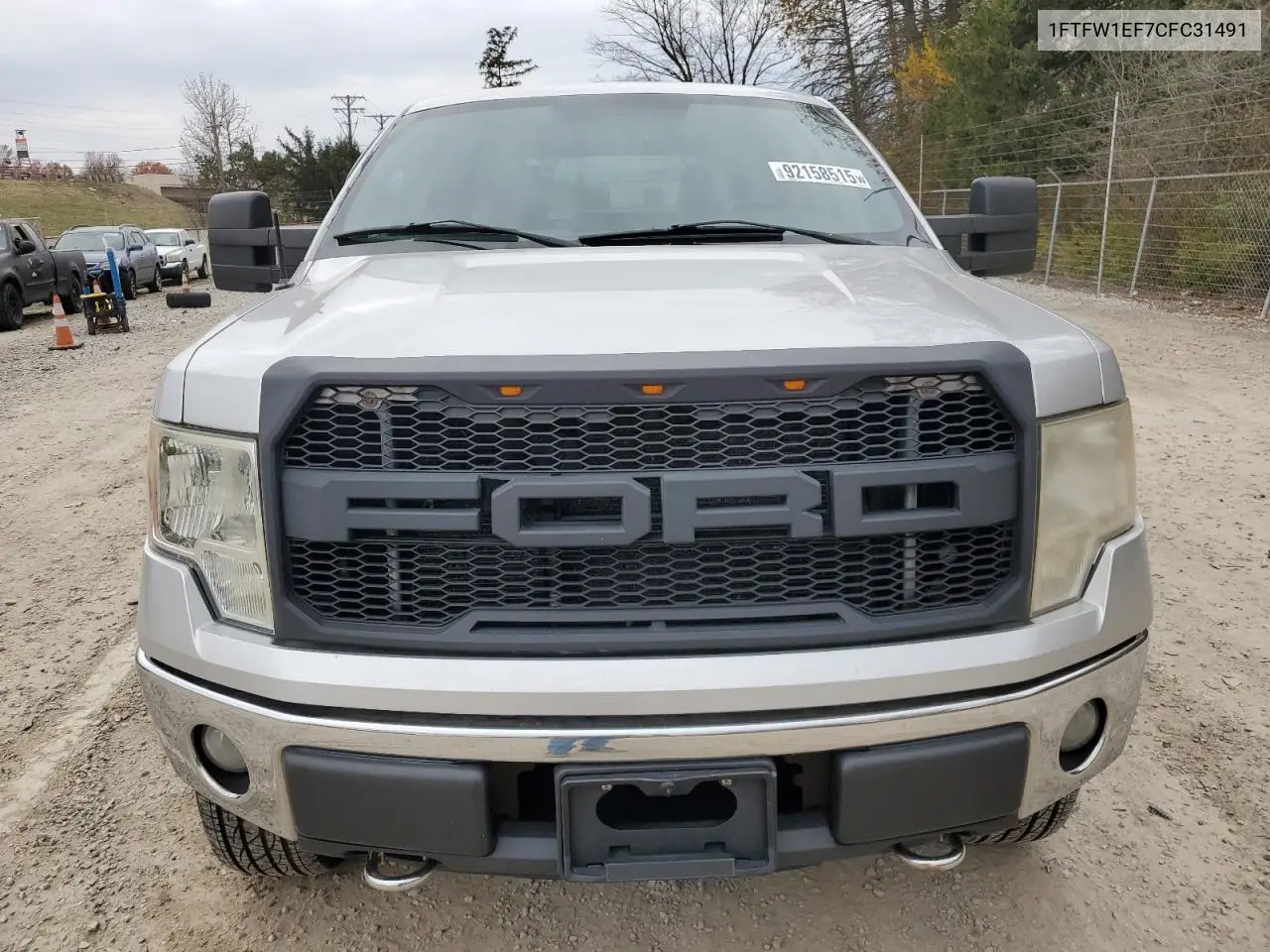 1FTFW1EF7CFC31491 2012 Ford F150 Supercrew