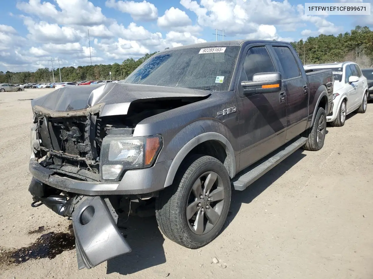 1FTFW1EF1CFB99671 2012 Ford F150 Supercrew