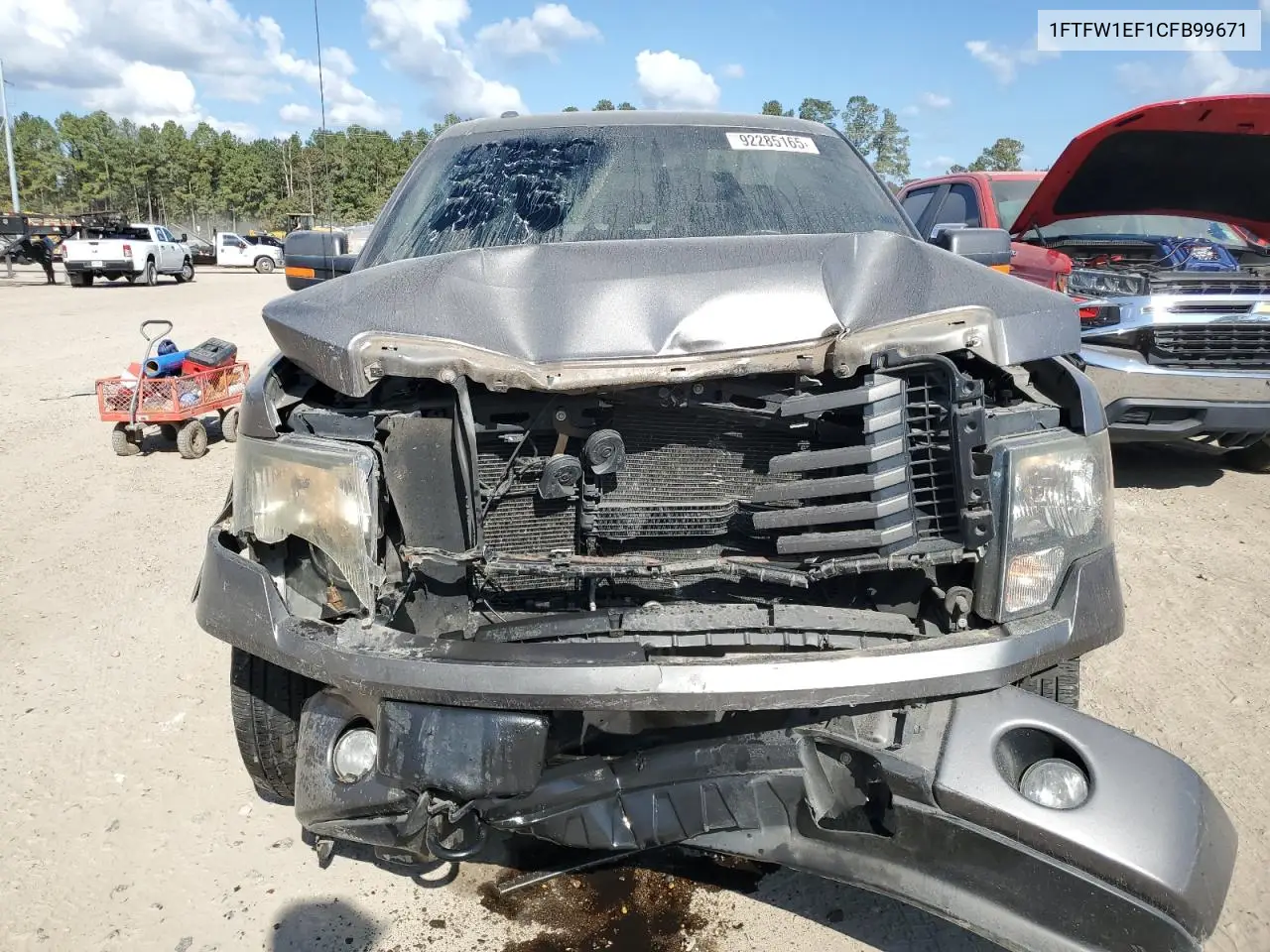 1FTFW1EF1CFB99671 2012 Ford F150 Supercrew