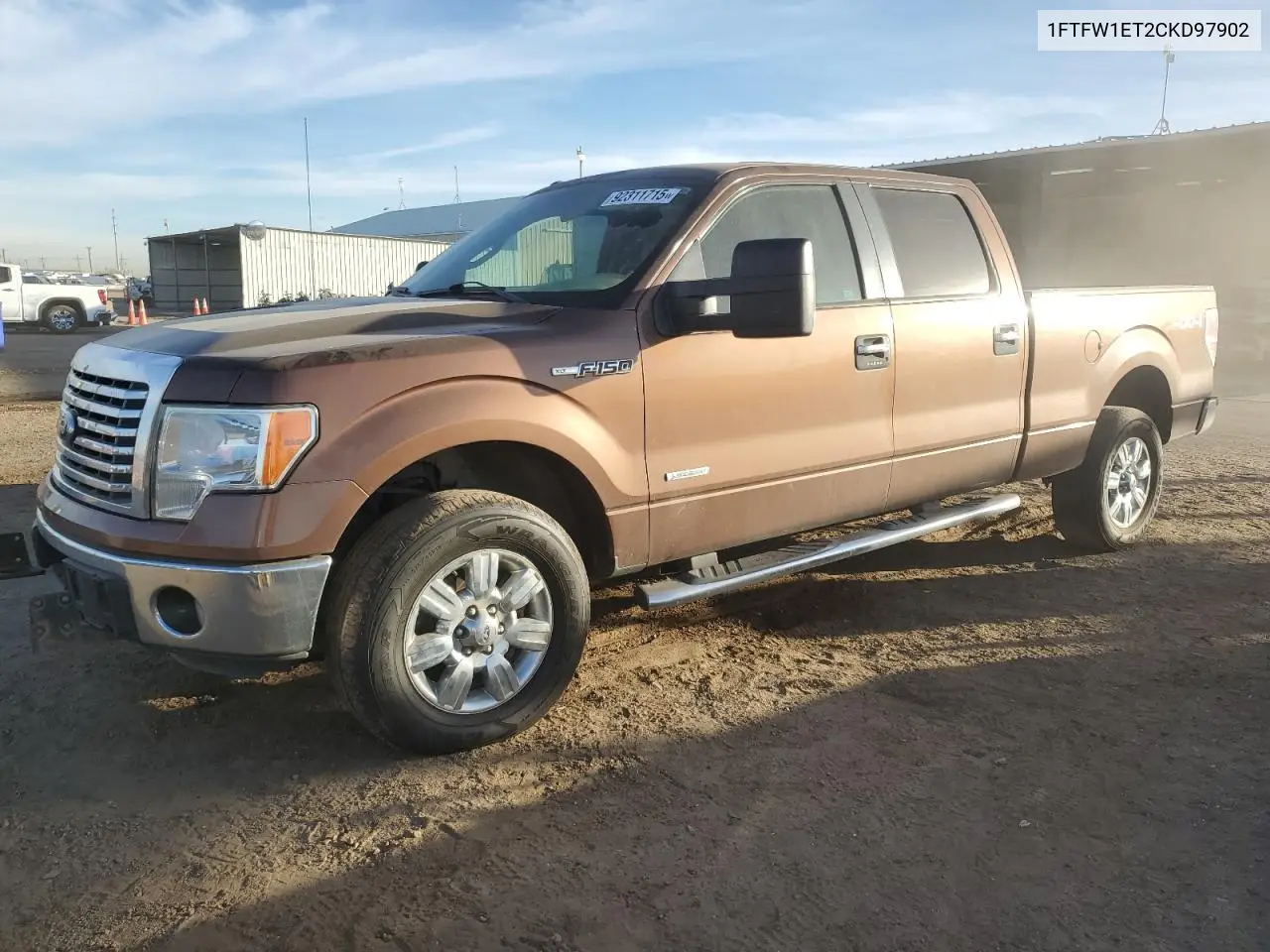 1FTFW1ET2CKD97902 2012 Ford F150 Supercrew