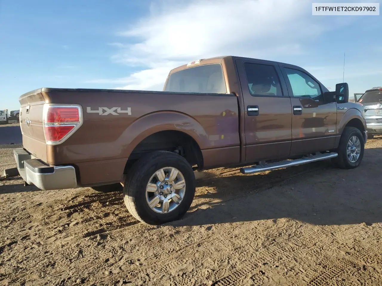 1FTFW1ET2CKD97902 2012 Ford F150 Supercrew