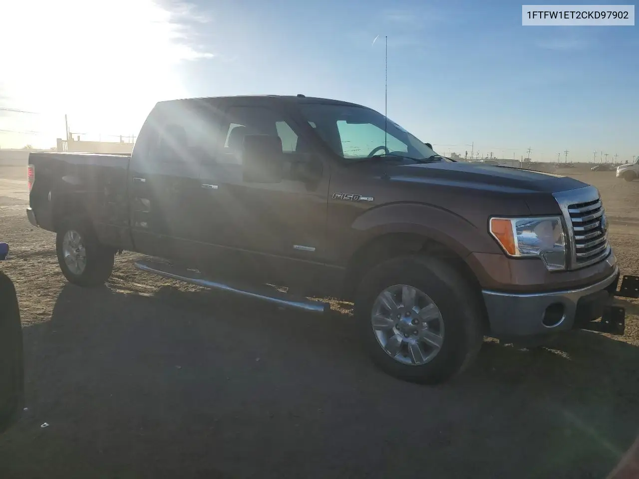 1FTFW1ET2CKD97902 2012 Ford F150 Supercrew
