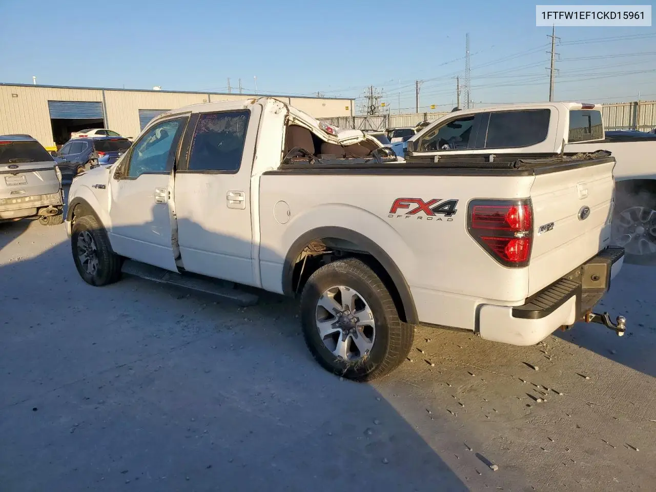 1FTFW1EF1CKD15961 2012 Ford F150 Supercrew