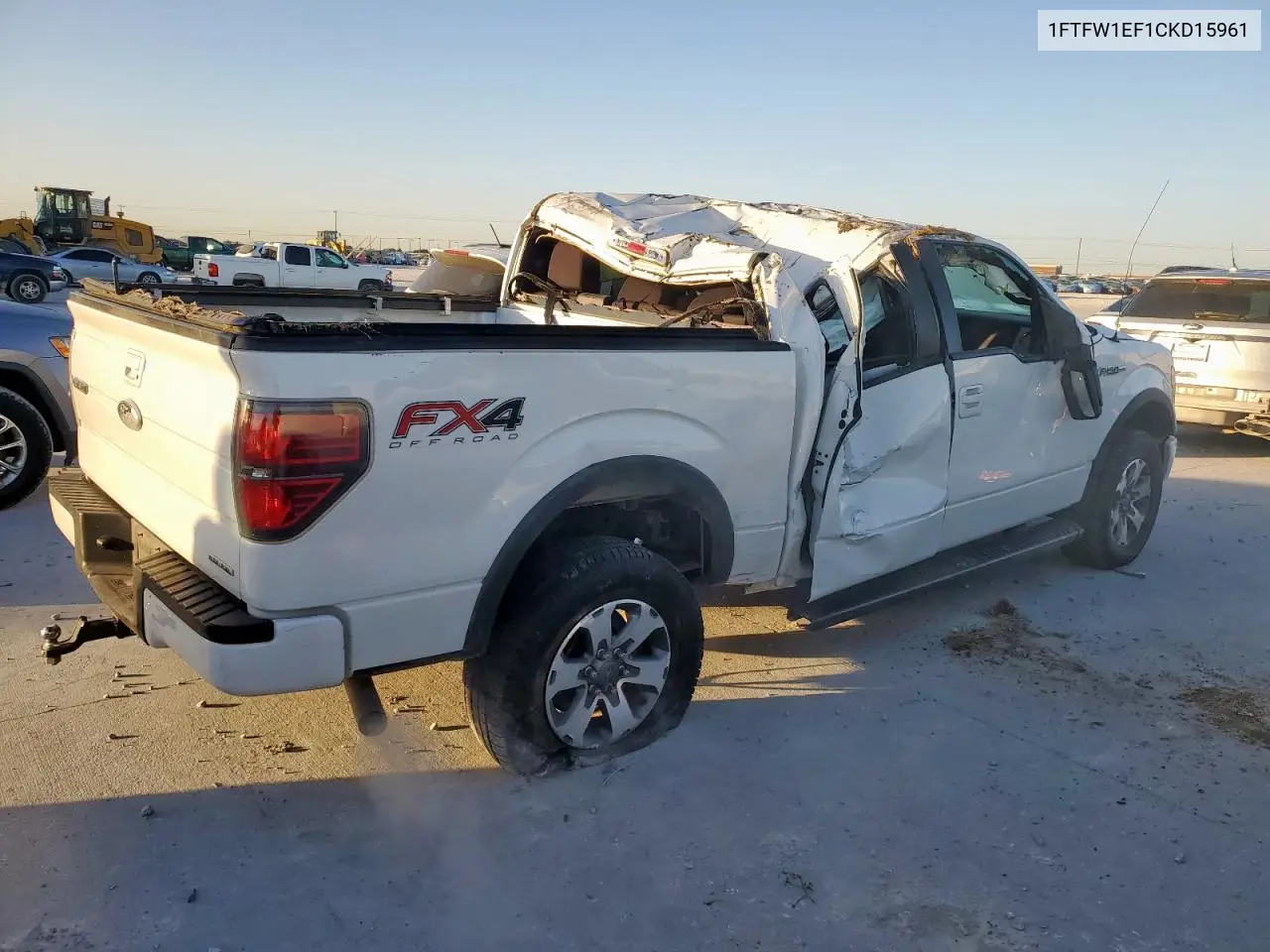 1FTFW1EF1CKD15961 2012 Ford F150 Supercrew