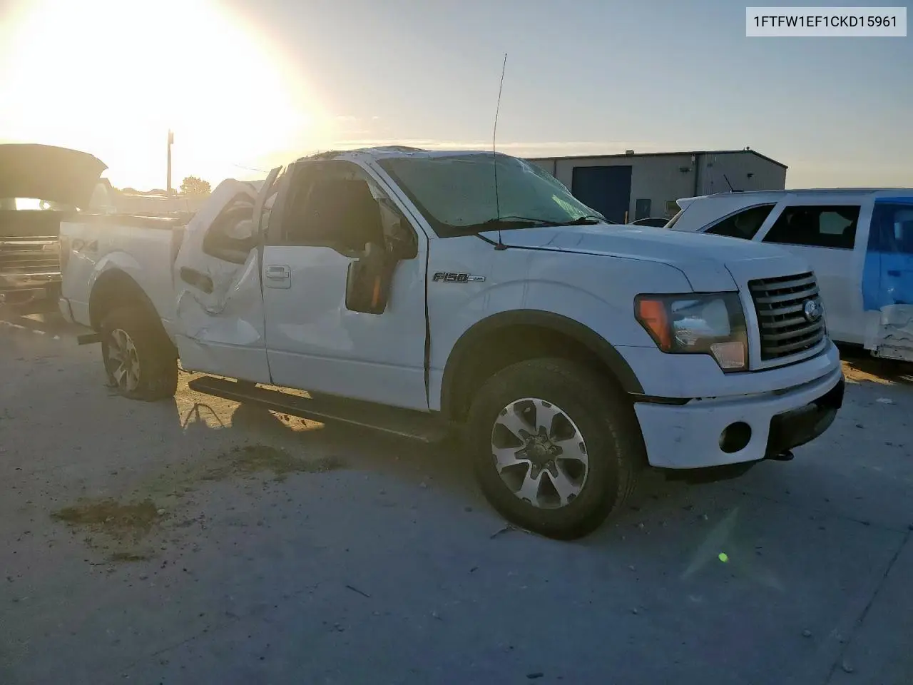 1FTFW1EF1CKD15961 2012 Ford F150 Supercrew