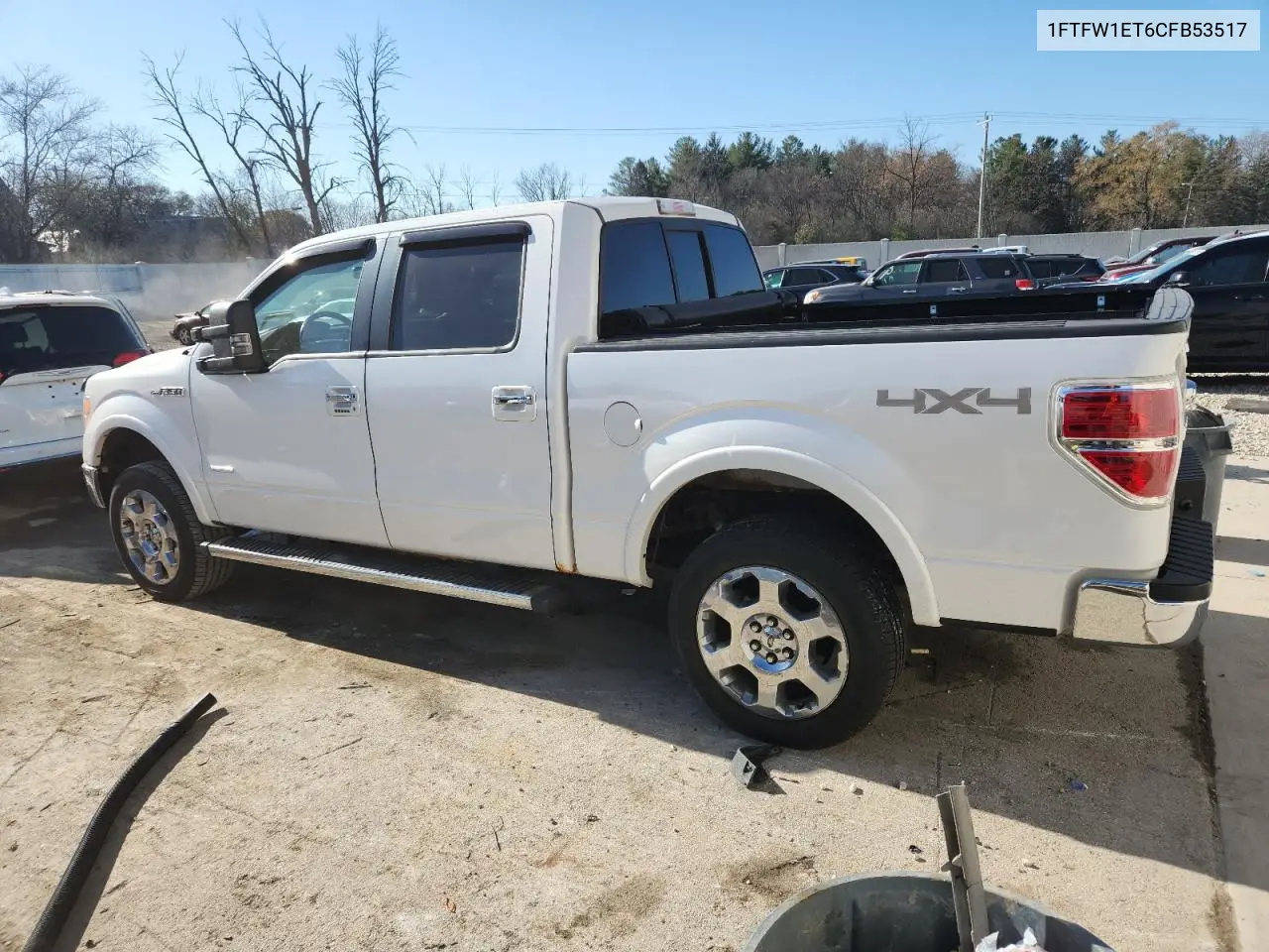 1FTFW1ET6CFB53517 2012 Ford F150 Supercrew