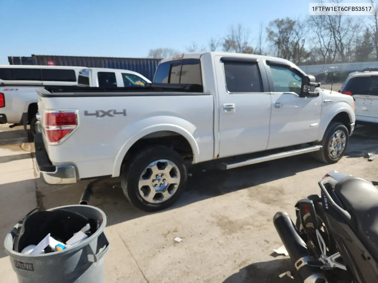 1FTFW1ET6CFB53517 2012 Ford F150 Supercrew