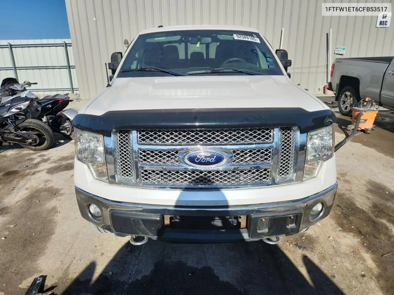 1FTFW1ET6CFB53517 2012 Ford F150 Supercrew