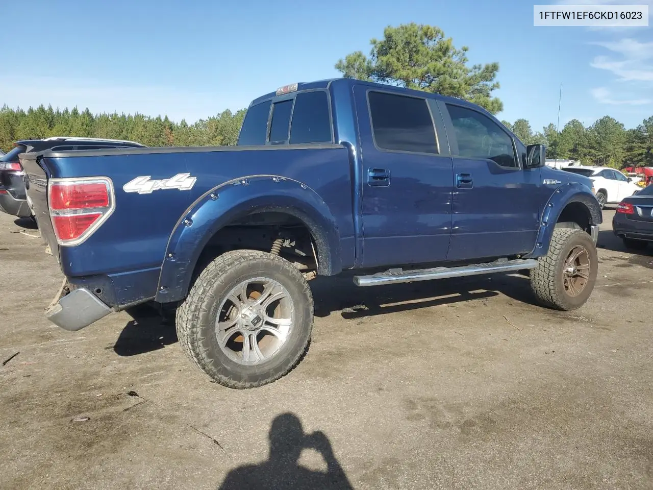 1FTFW1EF6CKD16023 2012 Ford F150 Supercrew