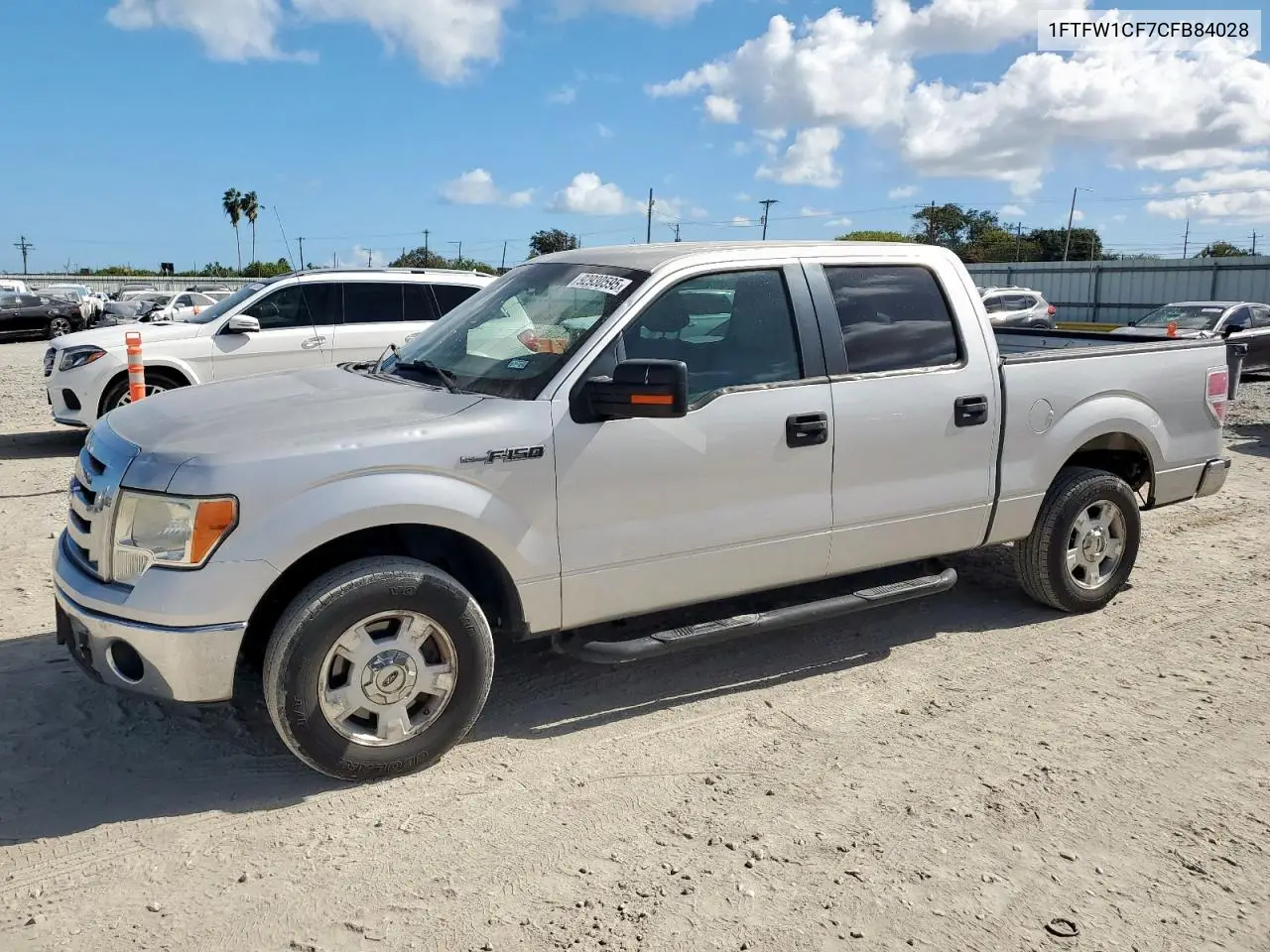 1FTFW1CF7CFB84028 2012 Ford F150 Supercrew