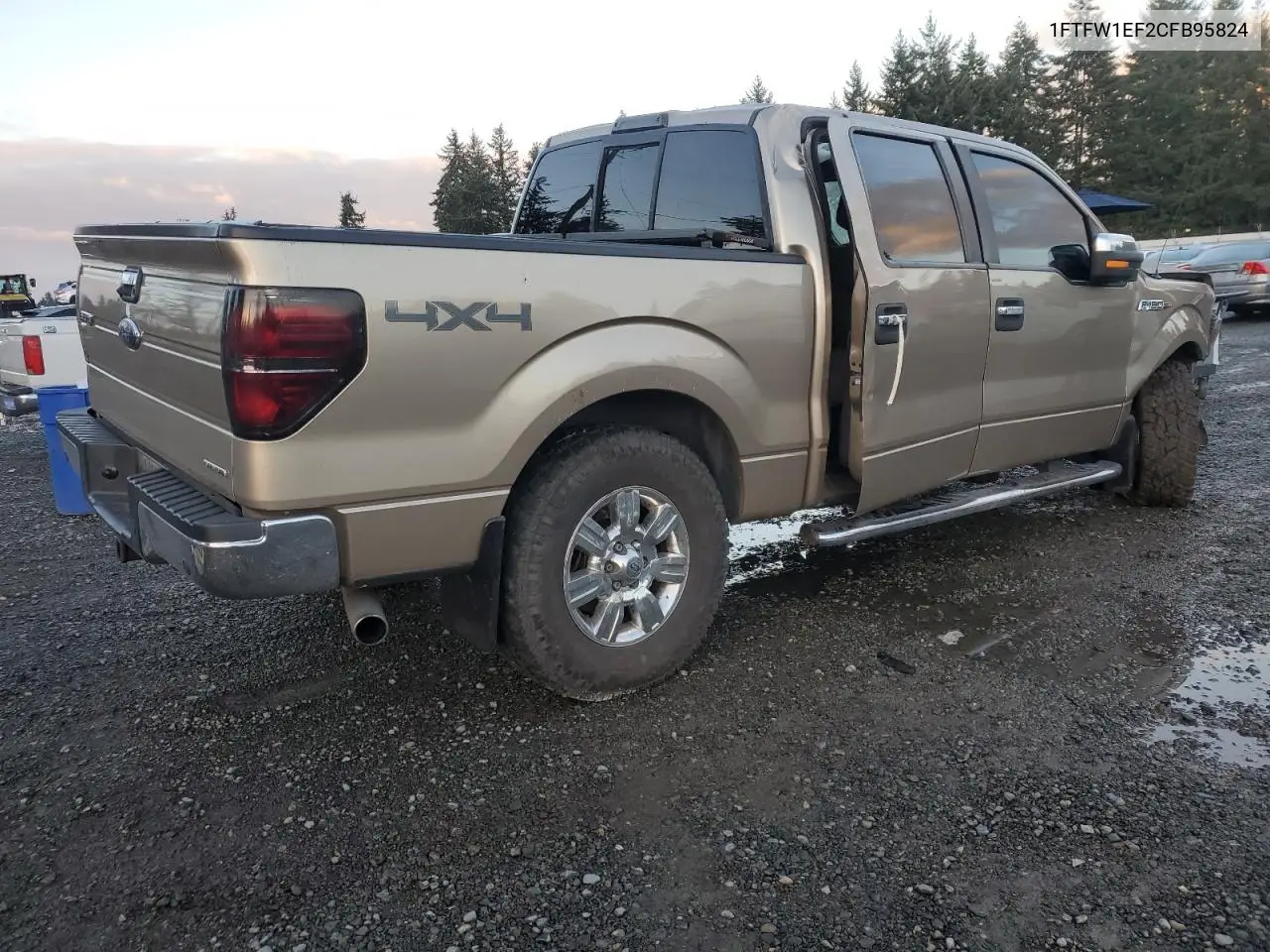 1FTFW1EF2CFB95824 2012 Ford F150 Supercrew