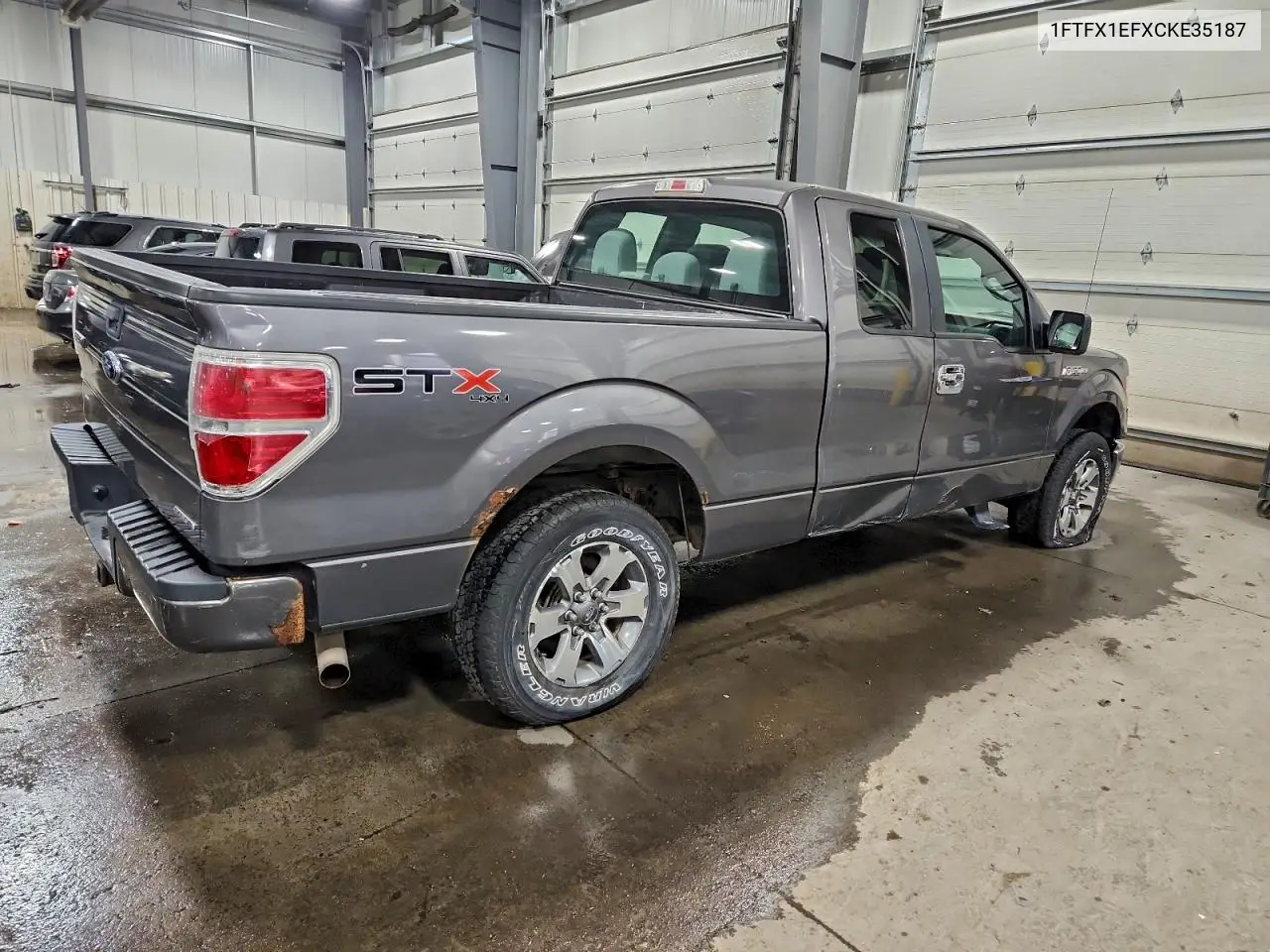 1FTFX1EFXCKE35187 2012 Ford F150 Super Cab