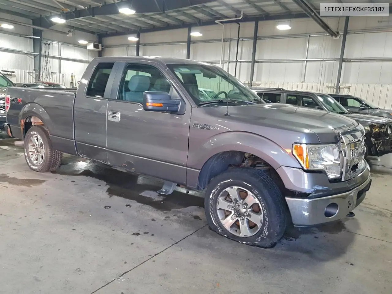 1FTFX1EFXCKE35187 2012 Ford F150 Super Cab
