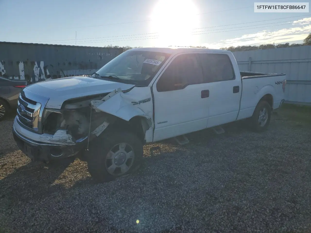 1FTFW1ET8CFB86647 2012 Ford F150 Supercrew