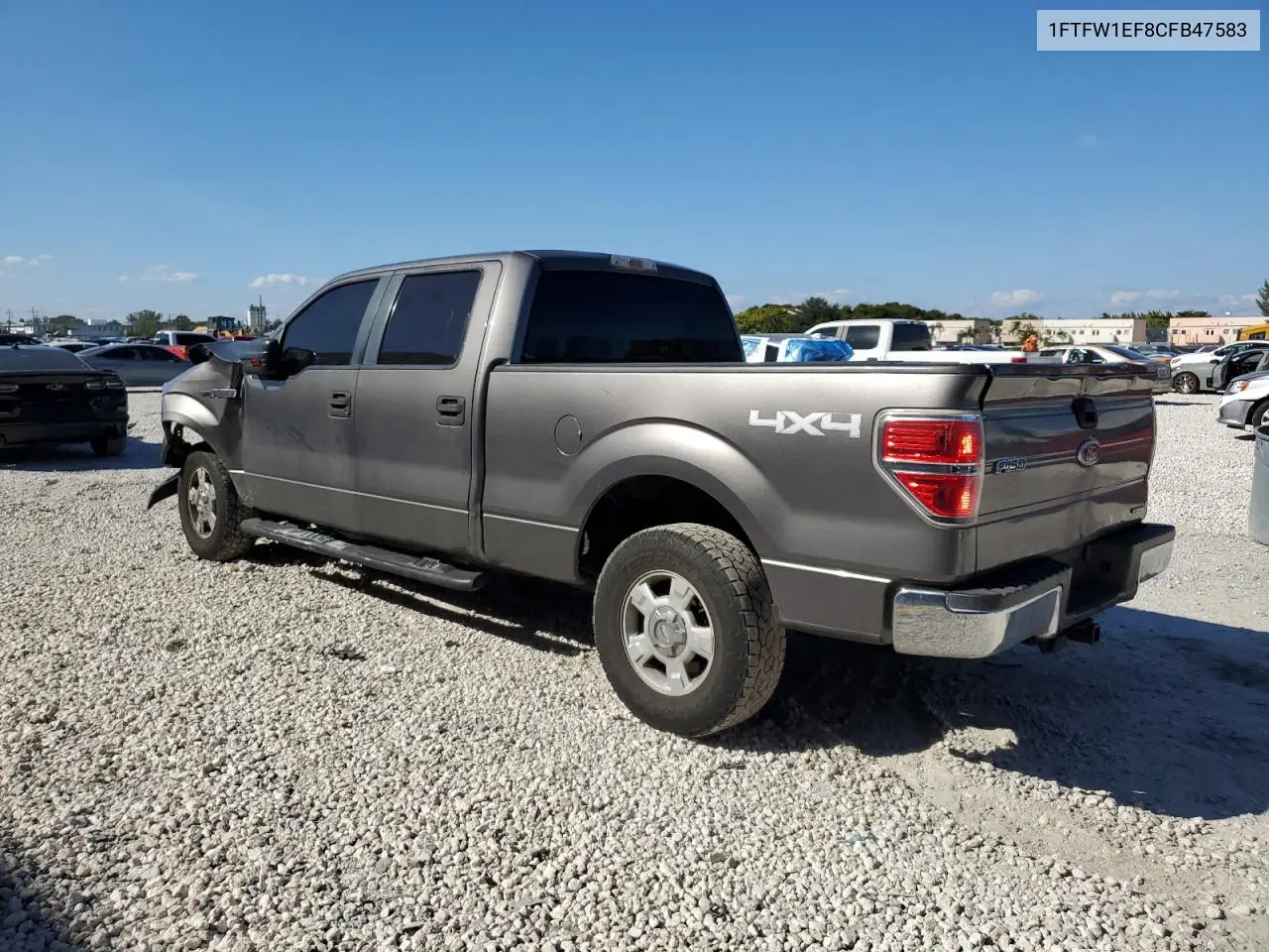 1FTFW1EF8CFB47583 2012 Ford F150 Supercrew