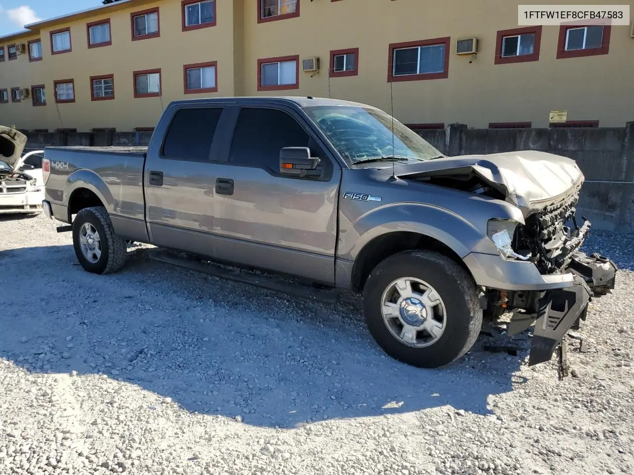 1FTFW1EF8CFB47583 2012 Ford F150 Supercrew