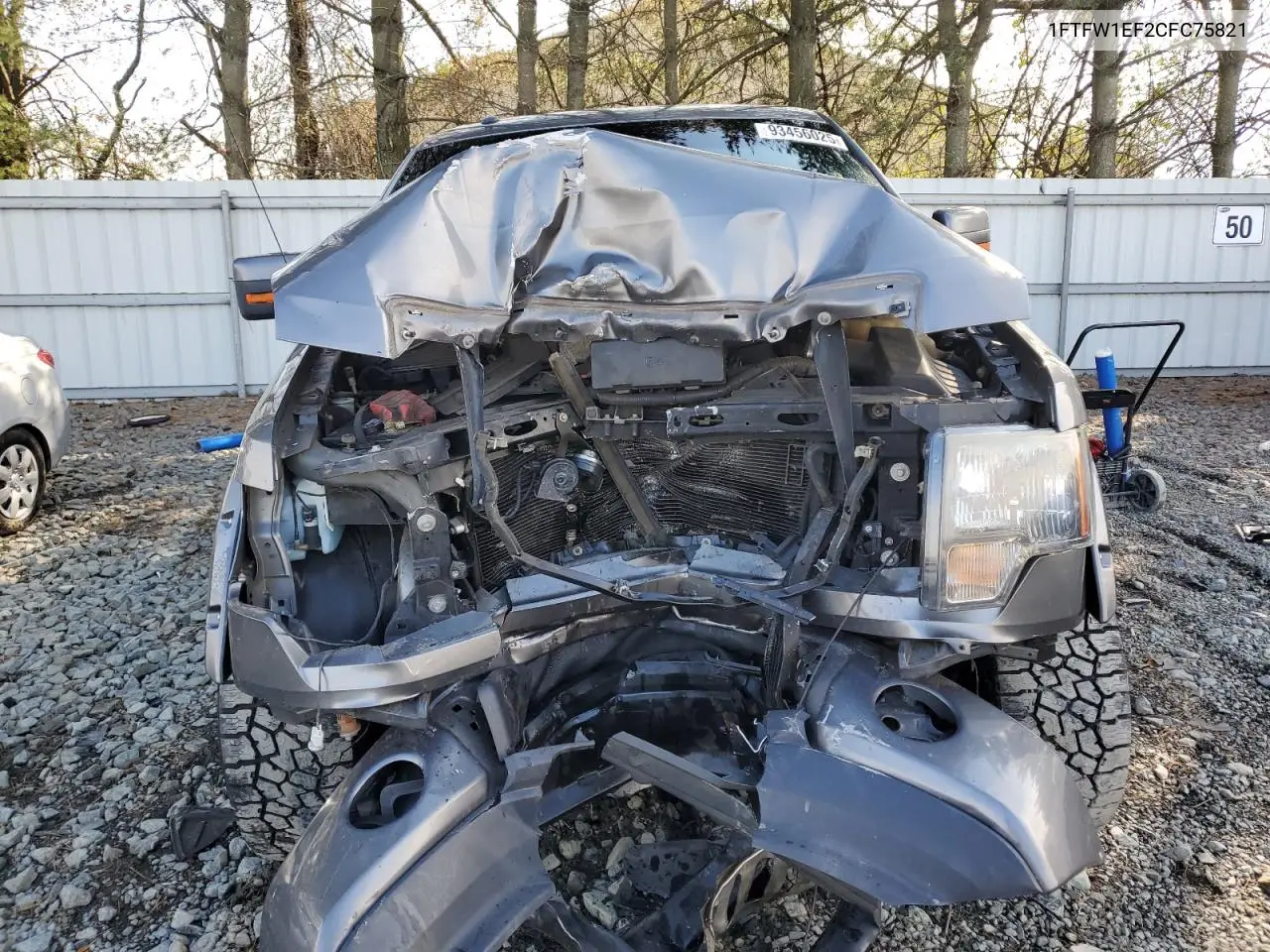 1FTFW1EF2CFC75821 2012 Ford F150 Supercrew