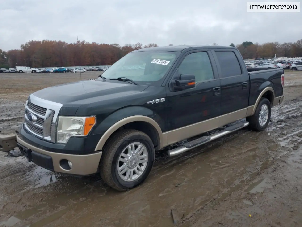 1FTFW1CF7CFC70018 2012 Ford F150 Supercrew